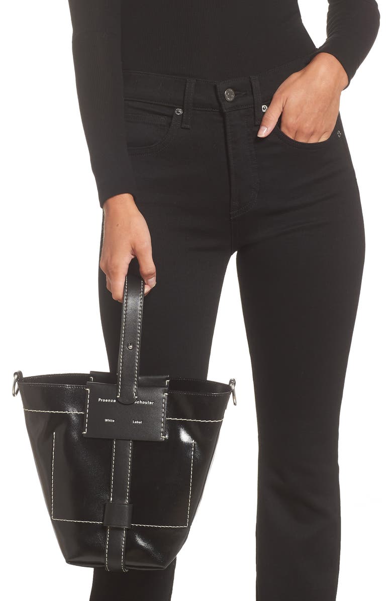 Proenza Schouler White Label Small Sullivan Coated Canvas Tote, Alternate, color,