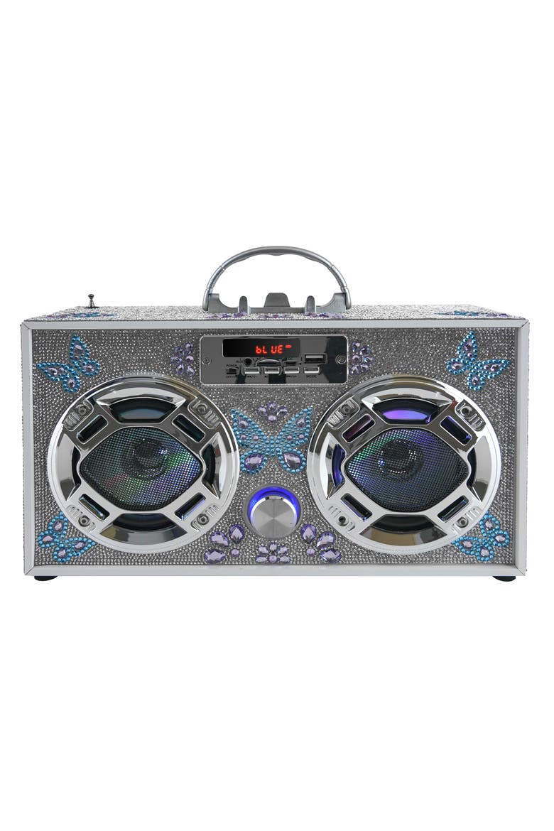Boombox Bluetooth Speaker, Main, color, Butterfly