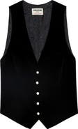 Zadig & Voltaire Emaux Velvet Vest