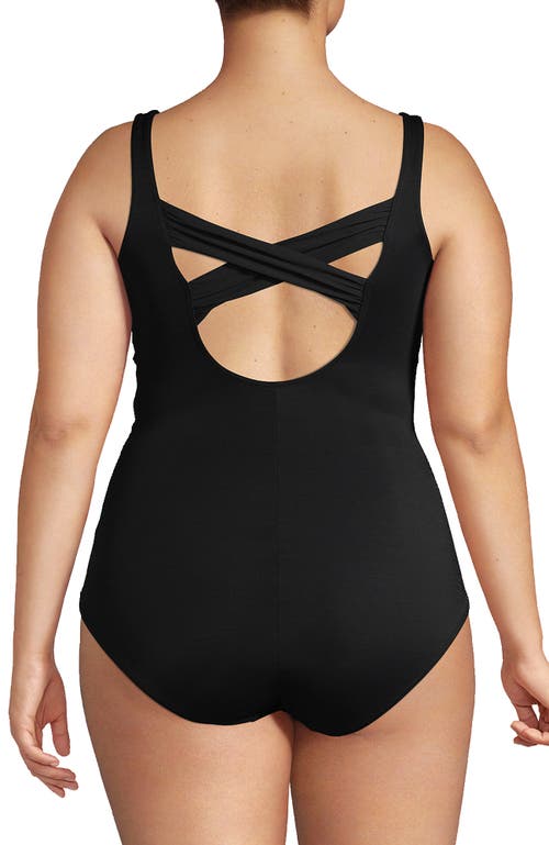 LANDS' END LANDS' END SLENDER SUIT CARMELA ONE PIECE SWIMSUIT