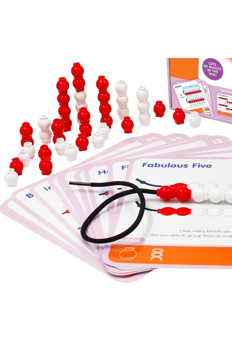 Mathcubes Bead Strings 30 Activity Set, Alternate, color, Multicolored