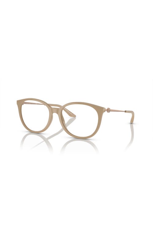 Armani Exchange 54mm Cat Eye Optical Glasses In Brown