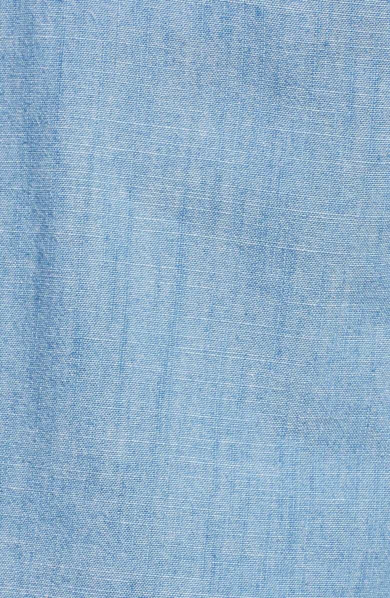 J.Crew Chambray Scallop Hem Shorts, Alternate, color, 