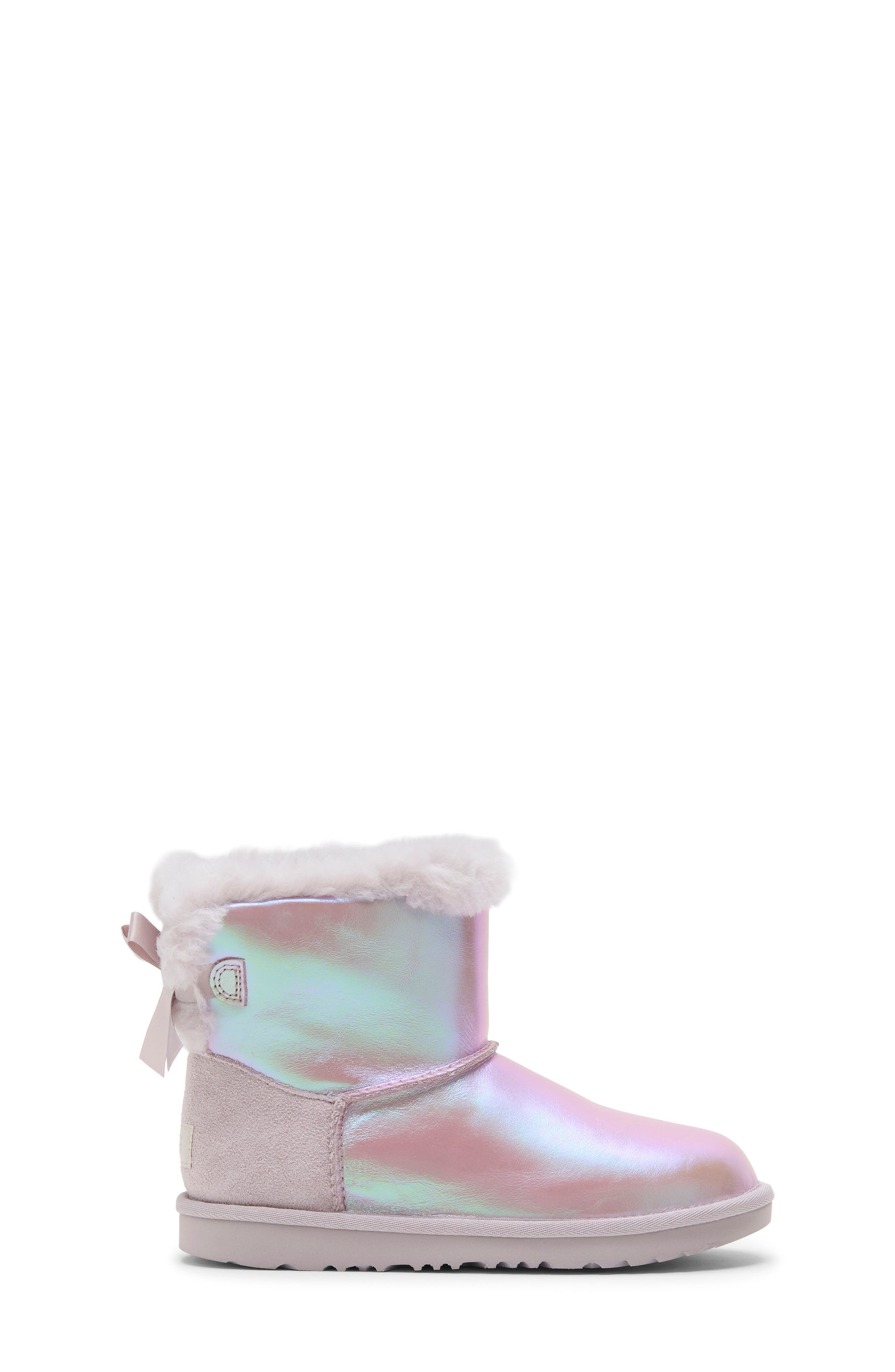 Kids' Mini Bailey Bow II Frosted Boot, Alternate, color, LAVENDER SMOKE