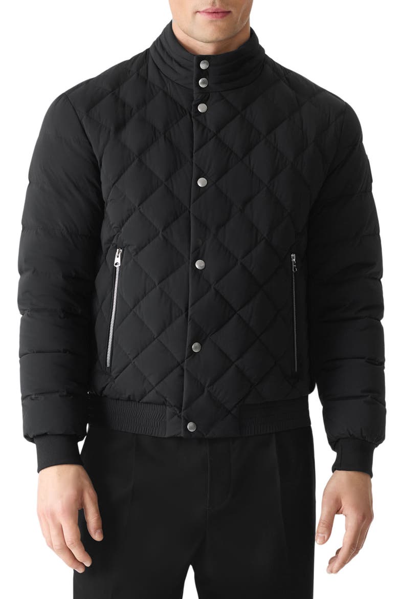 Bodhi Quilted Jacket, Main, color, BLACK