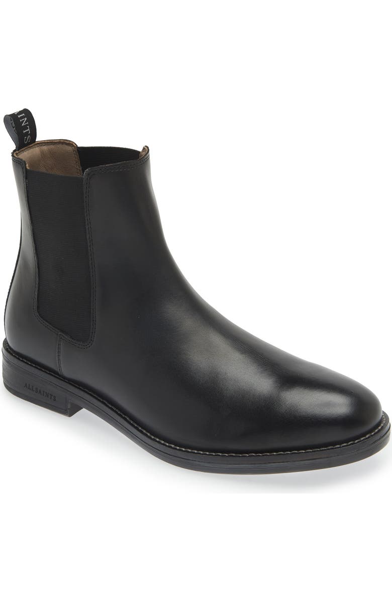 AllSaints Harley Chelsea Boot, Main, color, Black