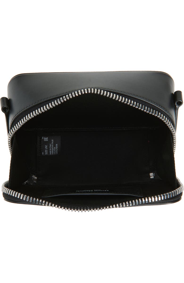 Maison Margiela Small Doll Leather Camera Bag, Alternate, color, Black