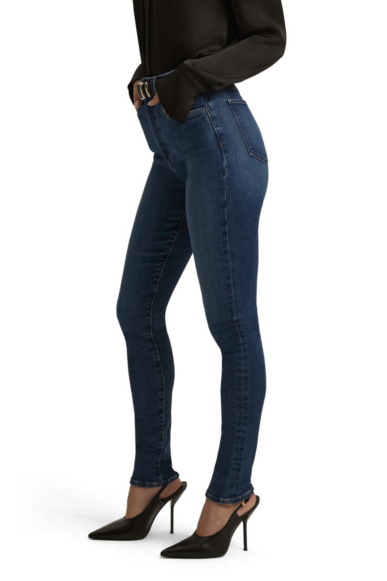 The Sara Super High Waist Skinny Jeans, Alternate, color, CHARLOTTE