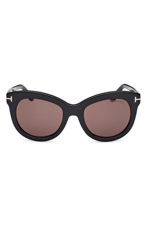 Odette 53mm Butterfly Sunglasses