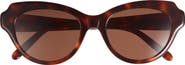 Loewe Slim 53mm Round Sunglasses
