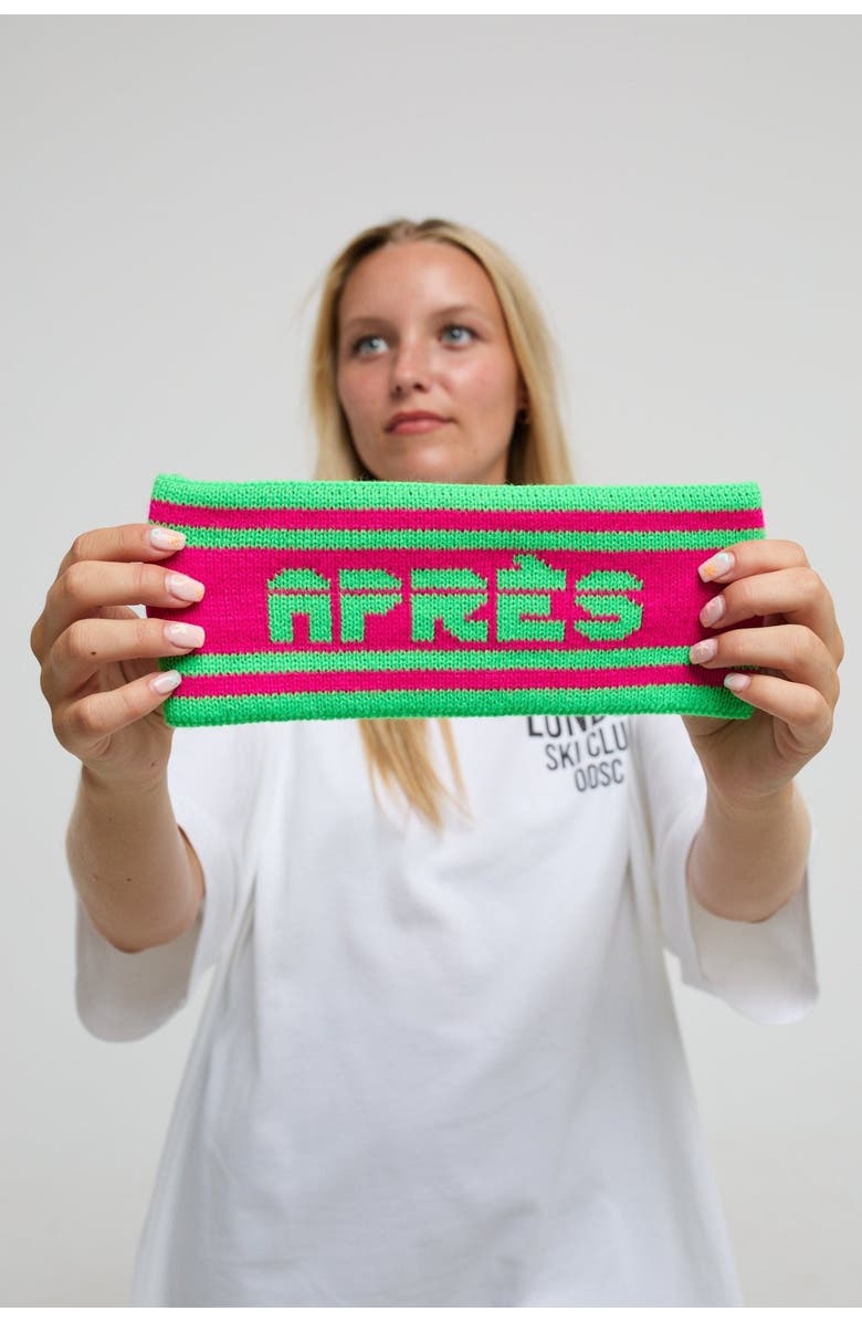 OOSC Après Headband - Green and Pink, Alternate, color, Green And Pink