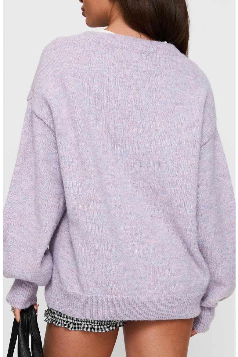 Ryanna Crewneck Sweater, Alternate, color, LILAC