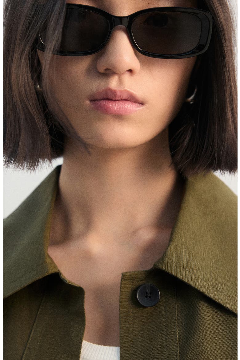 Linen Blend Jacket, Alternate, color, KHAKI