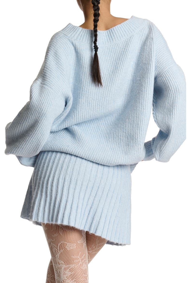 Oversize Sweater, Alternate, color, CHAMBRAY