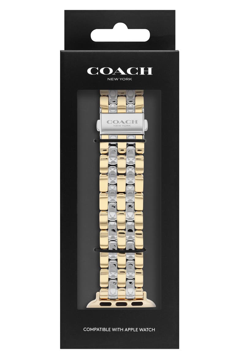 Apple Watch® Two-Tone Bracelet Watchband, Alternate, color, GOLD
