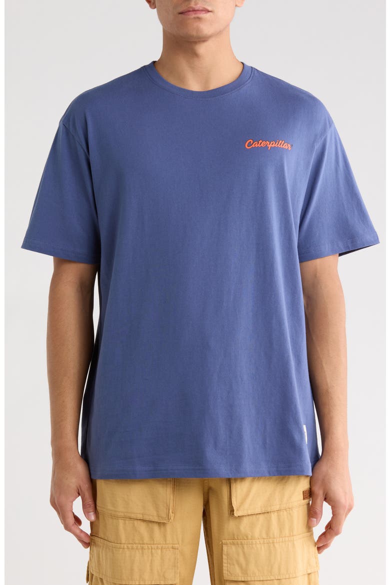 Relaxed Fit Let's Roll Danny Graphic T-Shirt, Main, color, BLUE INDIGO