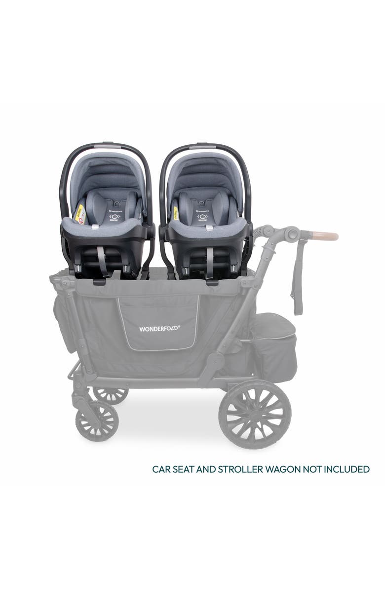 WonderFold L4 Adapter for UppaBaby Car Seats, Alternate, color, Black