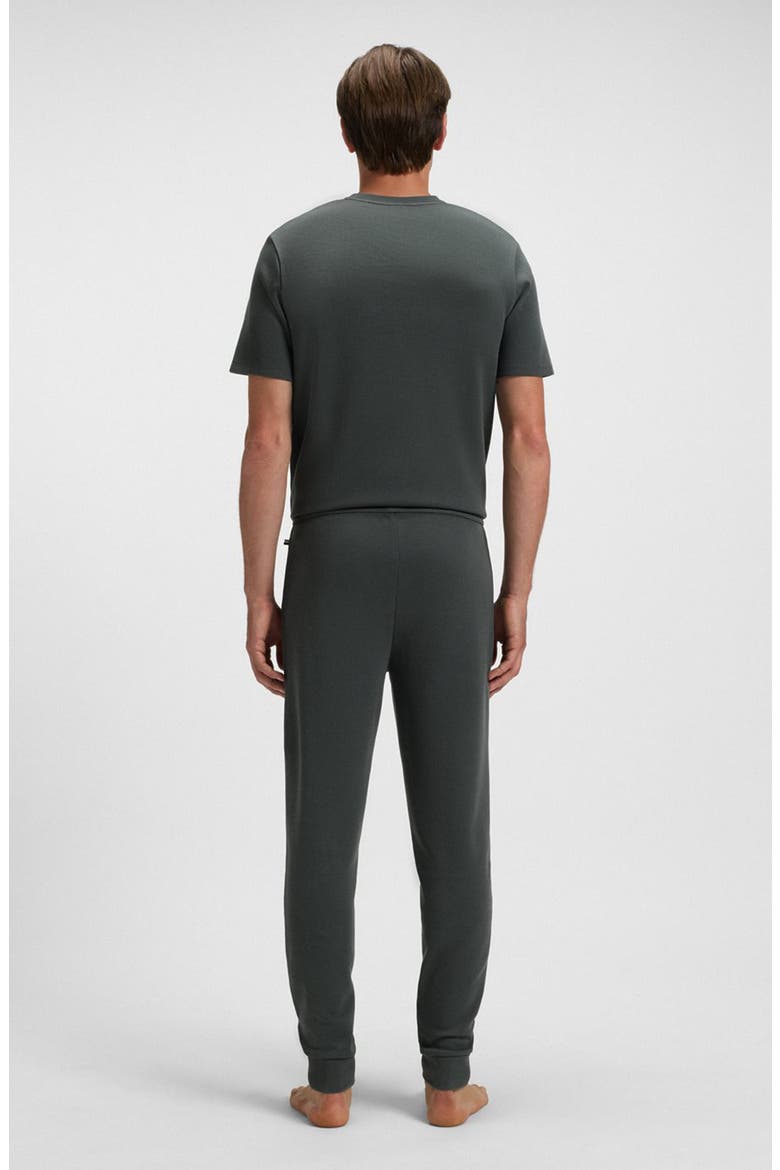 Waffle Knit Lounge Pants, Alternate, color, OPEN GREEN