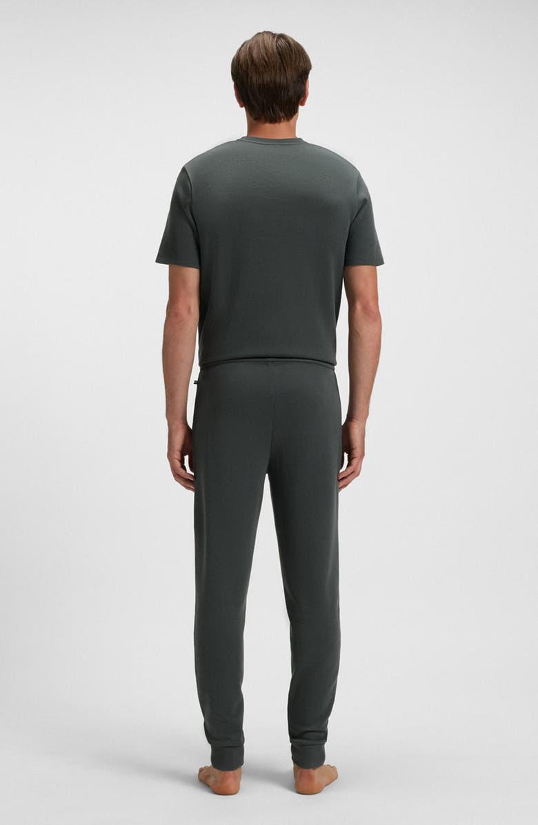 BOSS Waffle Knit Lounge Pants, Alternate, color, Open Green