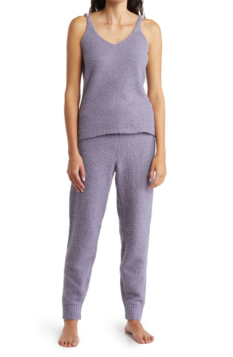 KIKIT Teddy Tank Top & Joggers Pajama Set, Main, color,