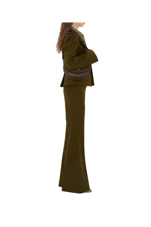 Burberry Wool-blended Fine Tailored Trousers In Furrow