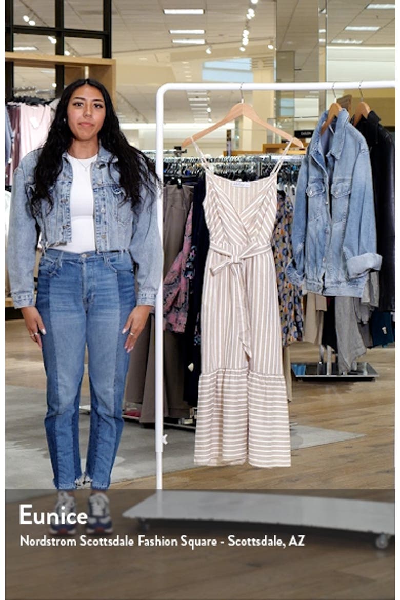 Odette Stripe Midi Dress video