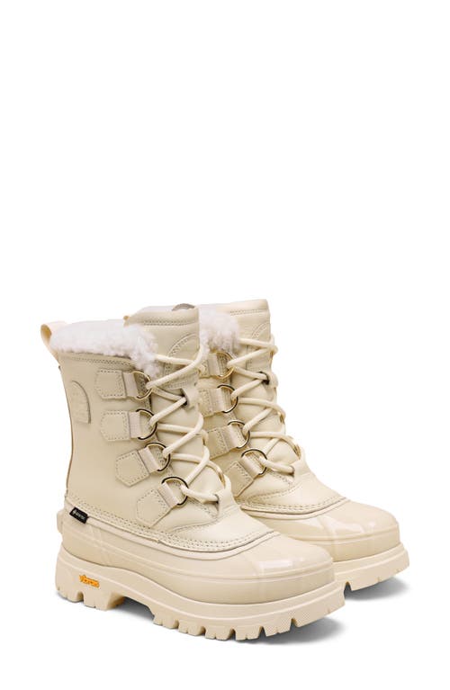 Sorel Caribou Horizon Gtx Genuine Shearling Boot In Gold