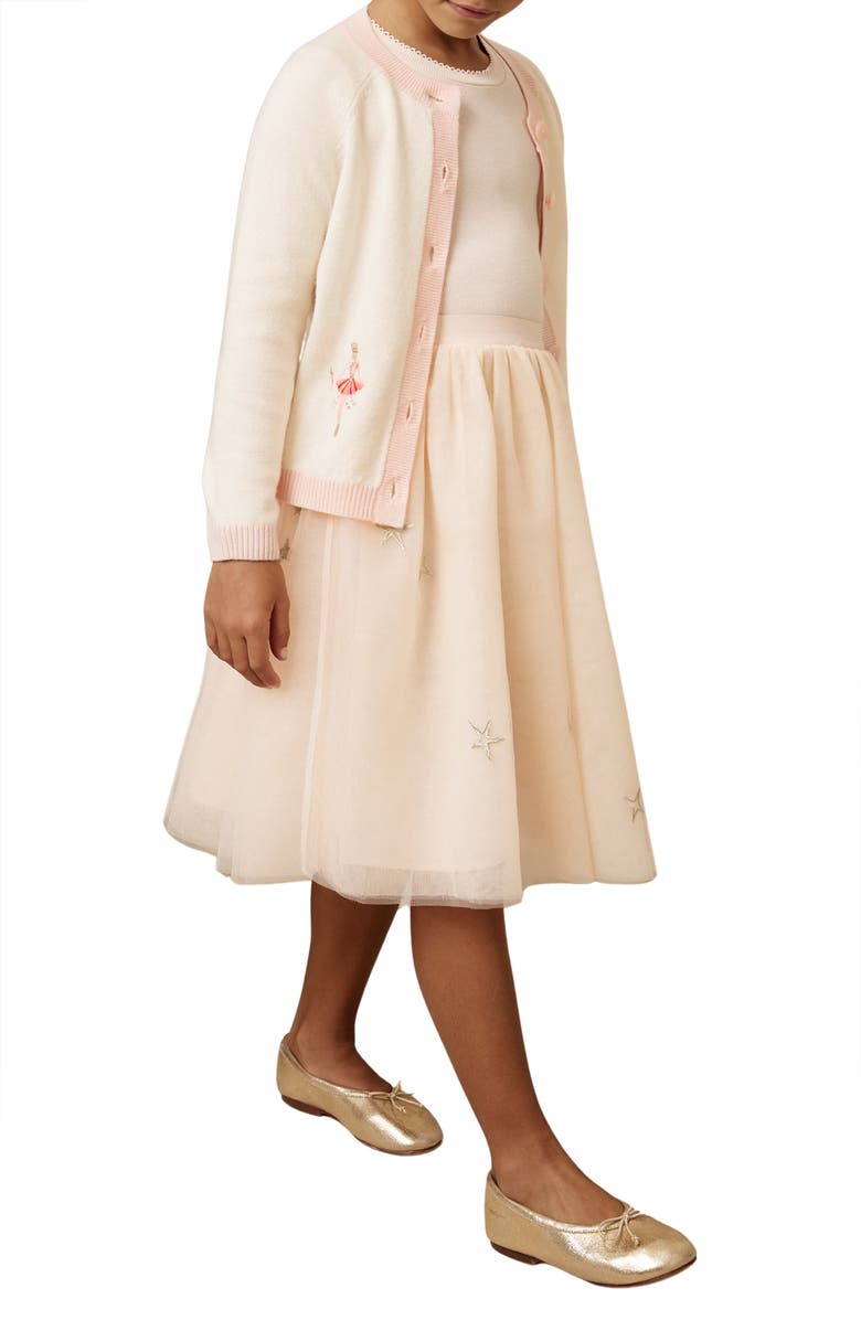 Reiss Kids' Nancy Nutcracker Cardigan, Alternate, color, Ivory