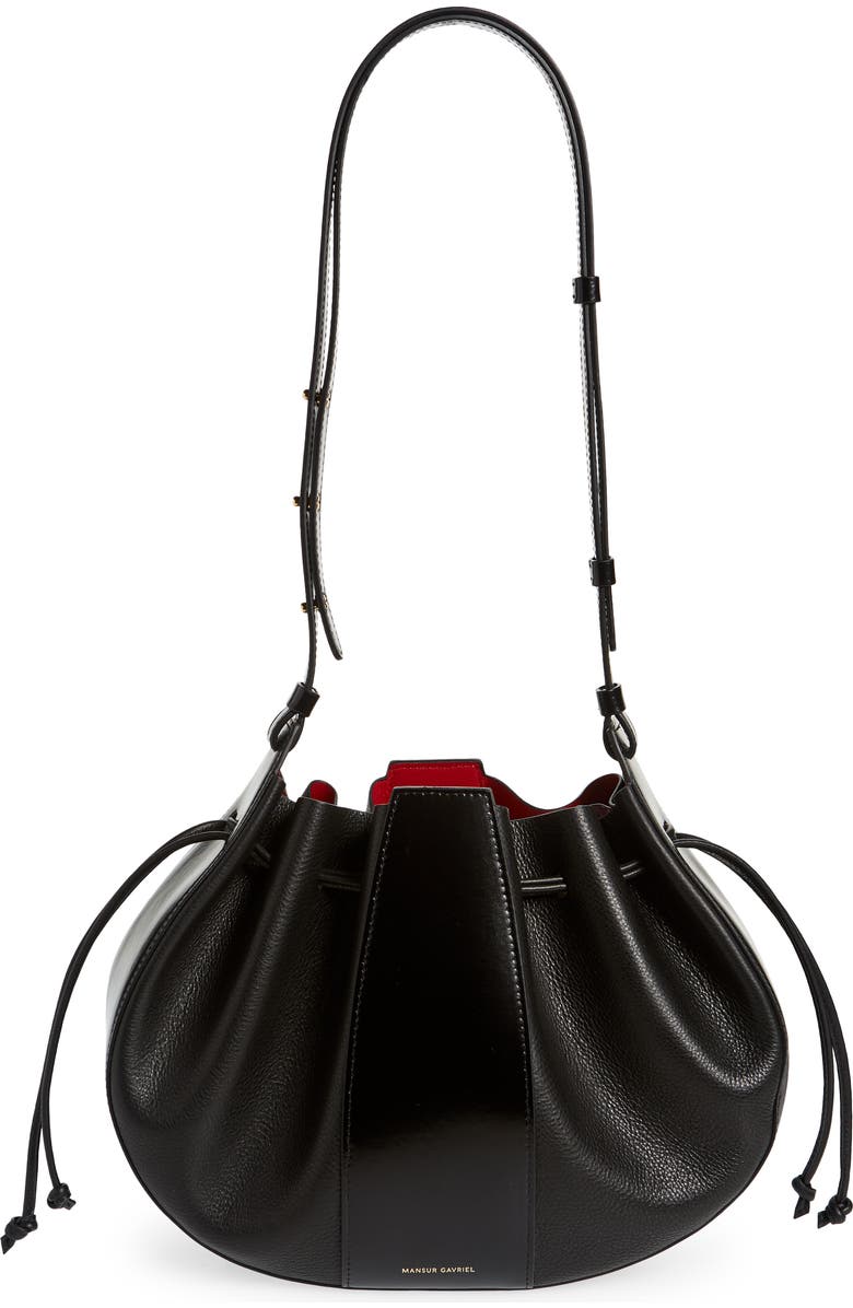 Mansur Gavriel Lilium Leather Bucket Bag, Main, color,