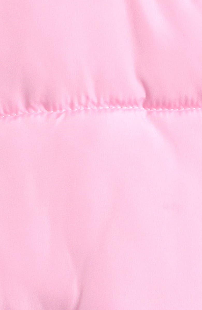 Tractr Kids' Crop Puffer Vest, Alternate, color, Pink