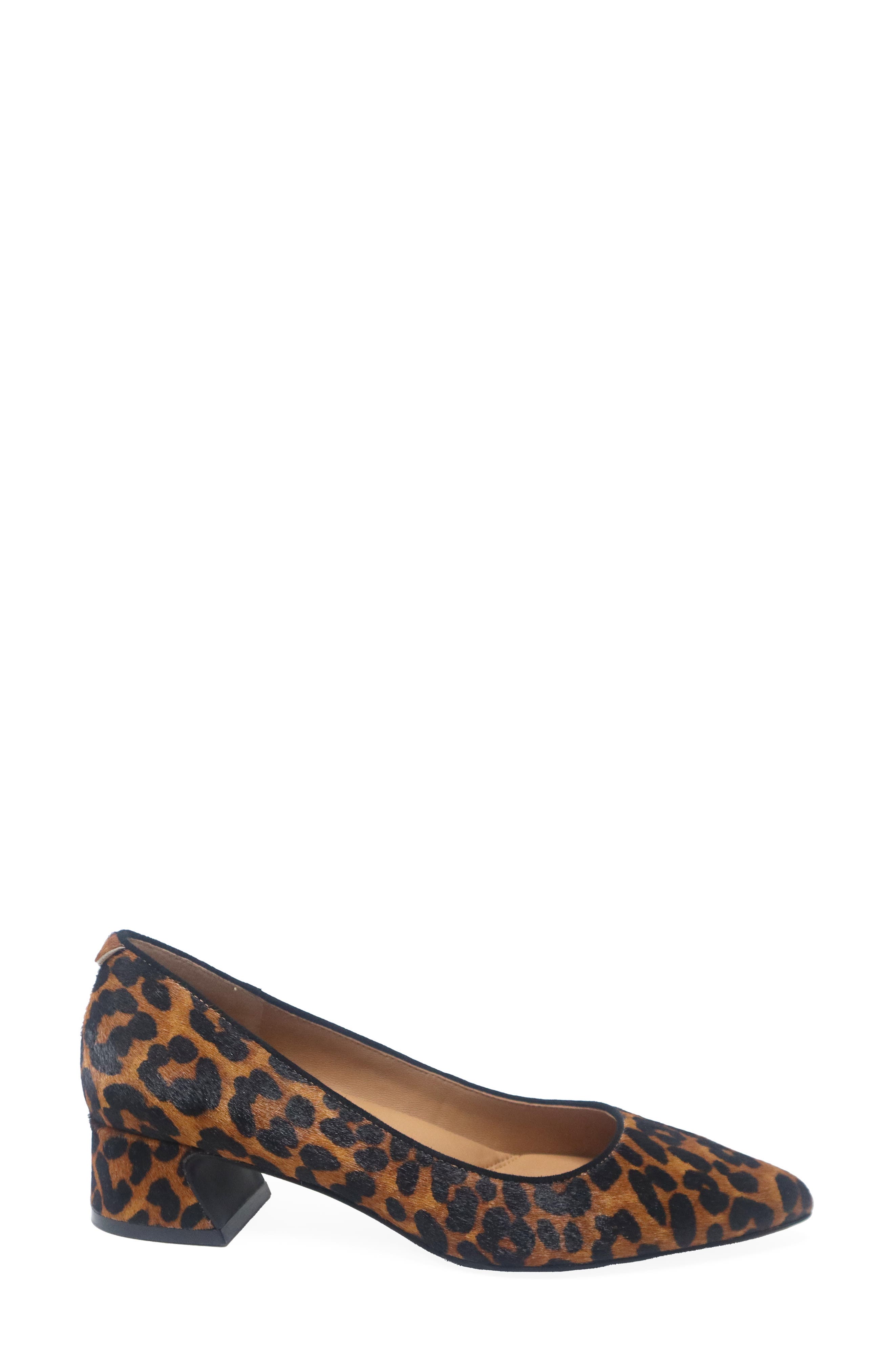 Gardena Pointed Toe Pump, Alternate, color, LEOPARD HAIRCALF