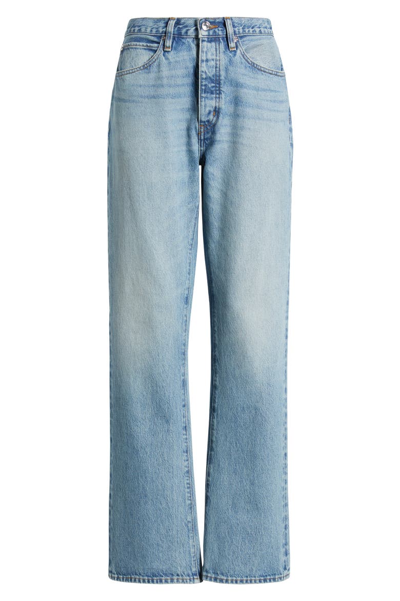 The Vertical High Waist Relaxed Straight Leg Jeans, Alternate, color, LAURENCE