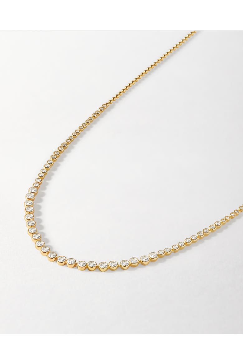 Serena Tennis White Necklace, Alternate, color, White