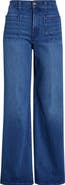 Madewell Emmy Patch Pocket High Waist Wide Leg Jeans