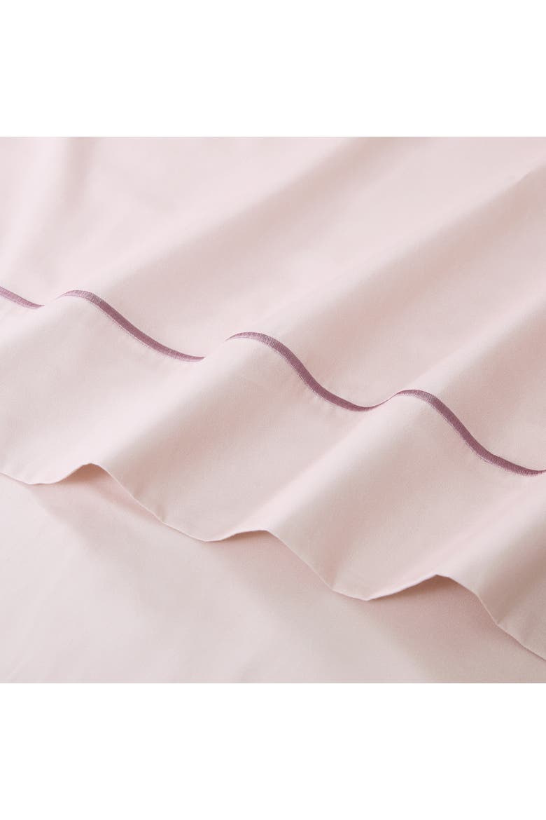 Linear Cotton Sheet Set, Alternate, color, Hushed Violet