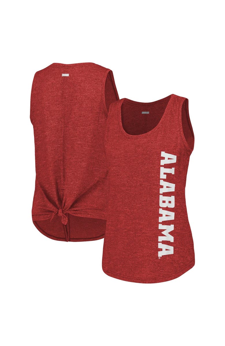 Columbia Women's Columbia  Crimson Alabama Crimson Tide Cades Cape Omni-Wick Tri-Blend Tank Top, Main, color, 