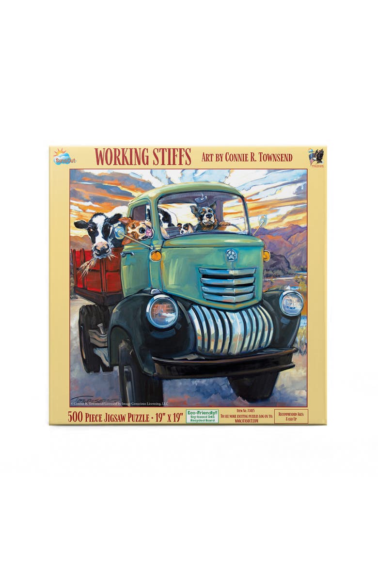 Sunsout Working Stiffs 500 piece Jigsaw Puzzle for Adults, Alternate, color, Multicolor