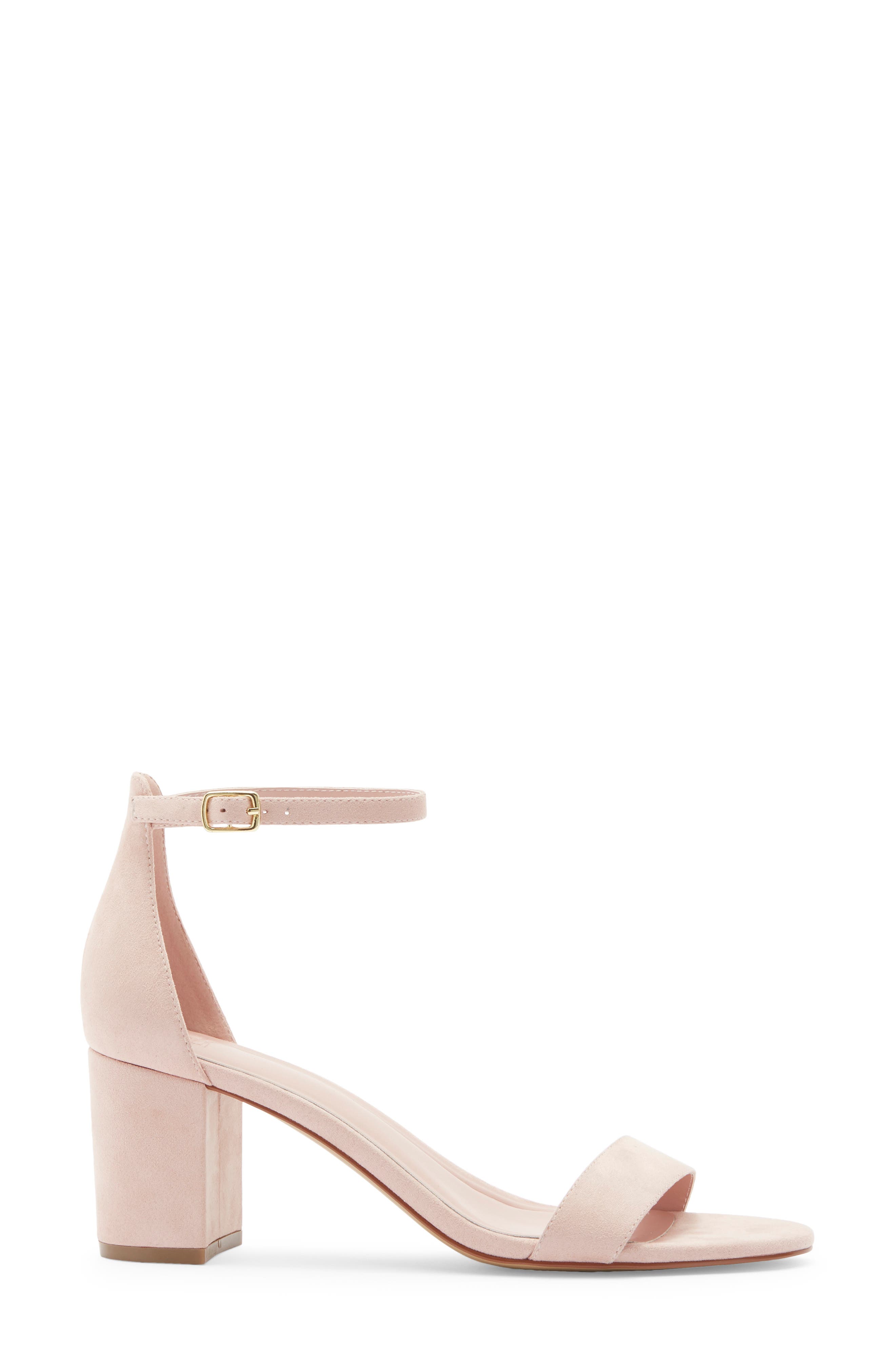 BP. Frenchie Block Heel Ankle Strap Sandal, Alternate, color, Blush