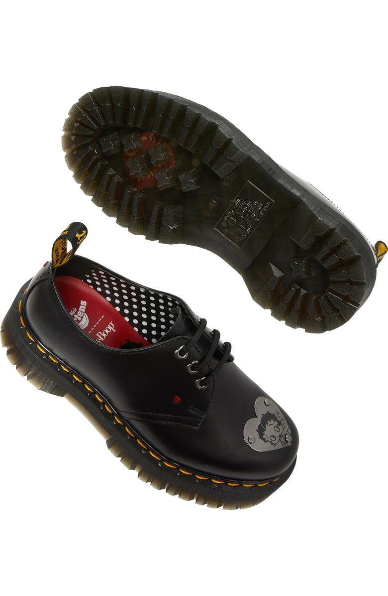 Dr. Martens 1461 Quad Betty Boop Water Repellent Platform Derby, Alternate, color,