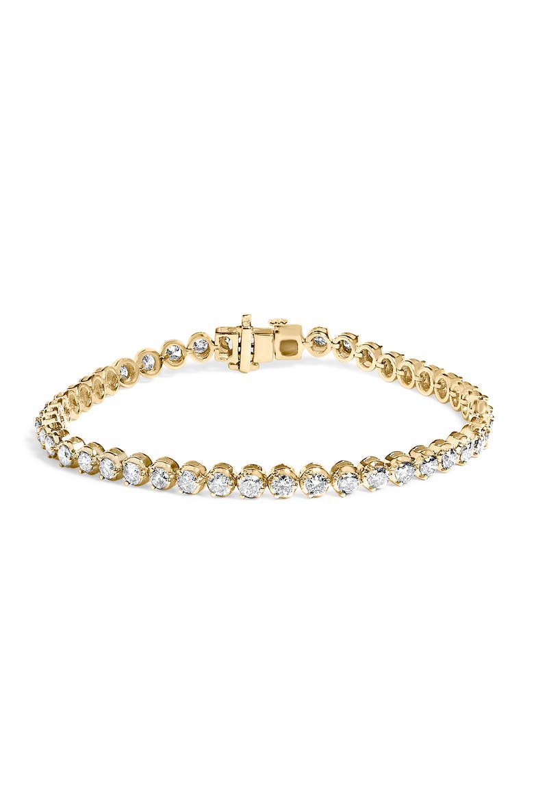 10K Yellow Gold 5.0 Cttw Diamond Tennis Bracelet, Main, color, Yellow Gold