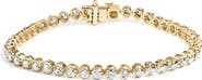 Haus of Brilliance 10K Yellow Gold 5.0 Cttw Diamond Tennis Bracelet