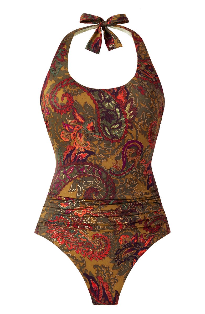 Miraclesuit<sup>®</sup> Perissa Utopia One-Piece Swimsuit, Alternate, color, Multi Green