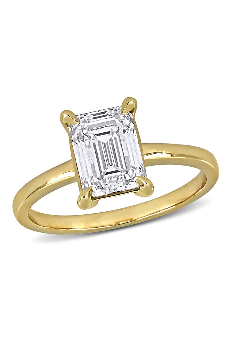 2 CTW Lab Grown Diamond Ring 14k Gold, Main, color, Yellow Gold