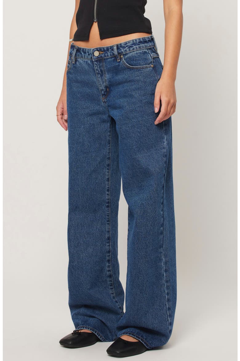 '99 Bella Baggy Straight Leg Jeans, Alternate, color, MID BLUE