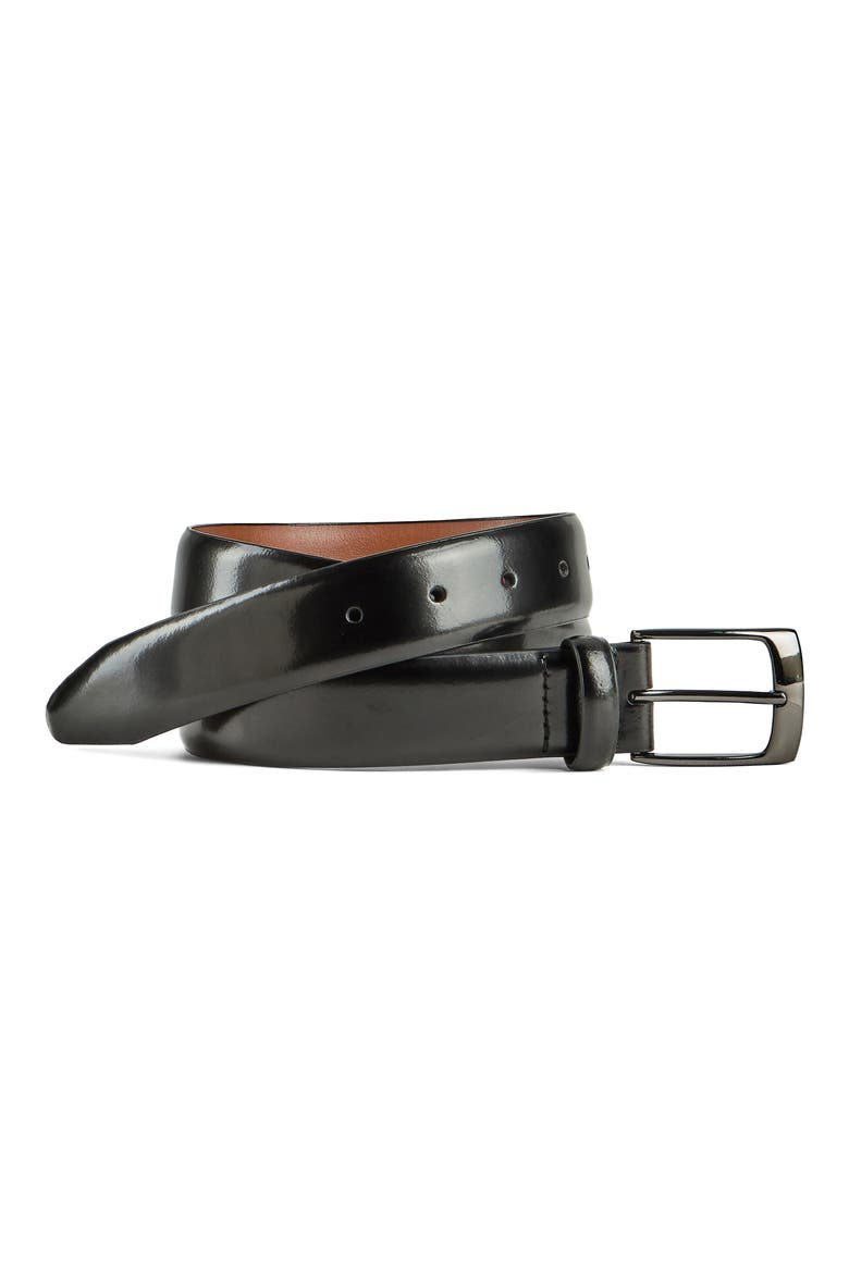 Upton Dress Belt, Main, color, BLACK
