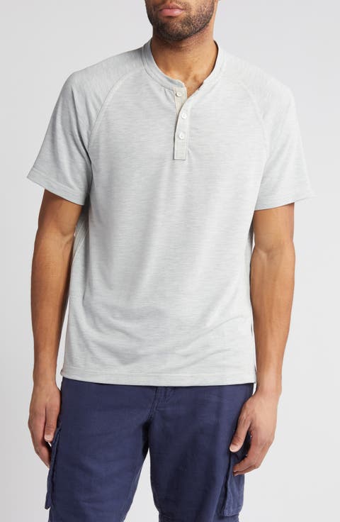 New Coast Vera Short Sleeve Henley (Big & Tall)