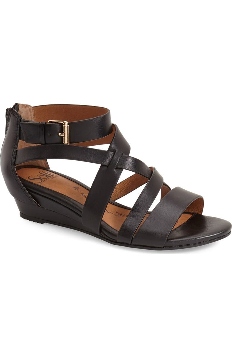 Söfft 'Rianna' Wedge Sandal, Main, color,