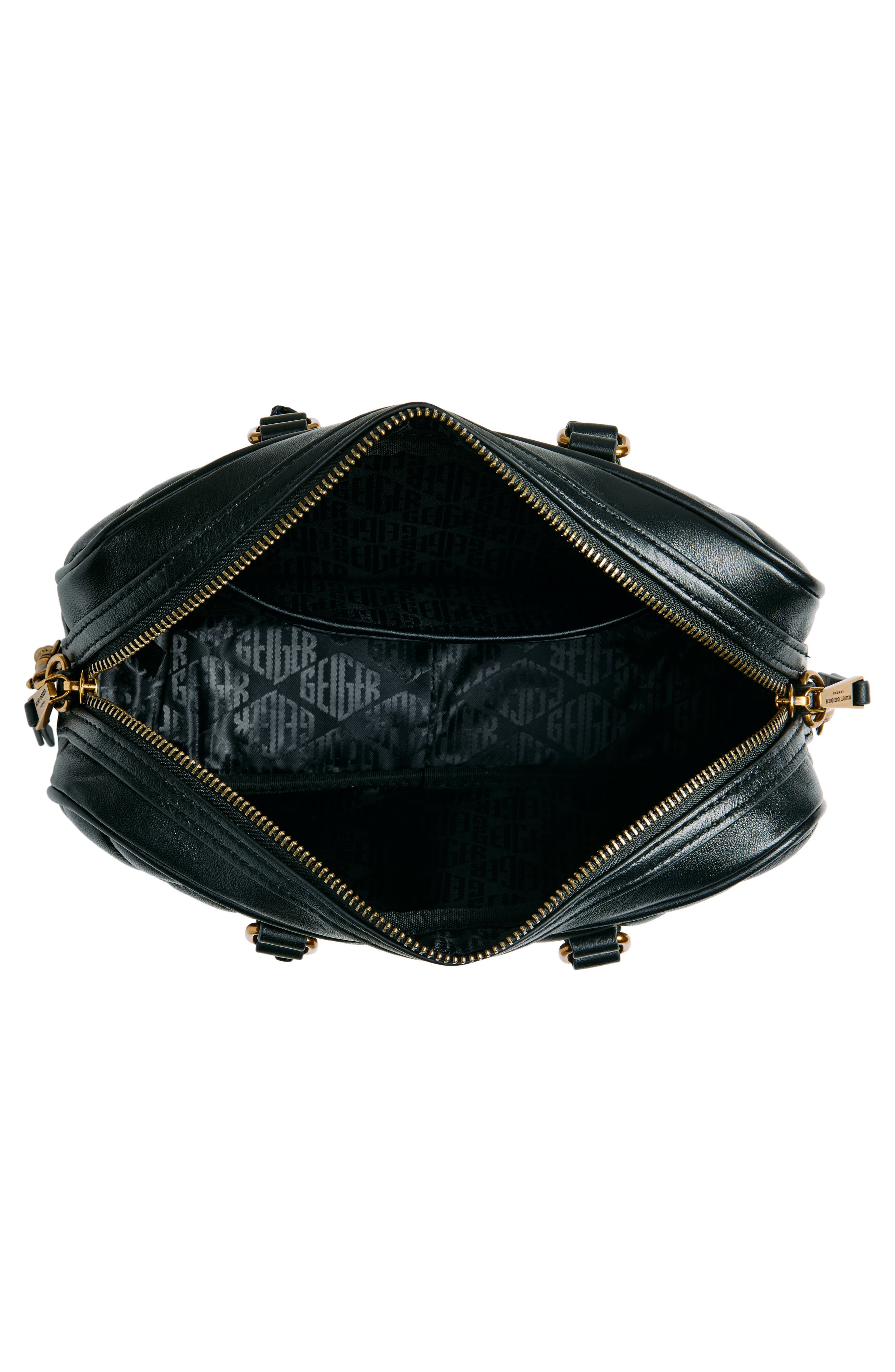 Kurt Geiger London Small Kensington Quilted Leather Duffle Bag, Alternate, color, 