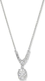 Nadri Delphine Cubic Zirconia Frontal Necklace