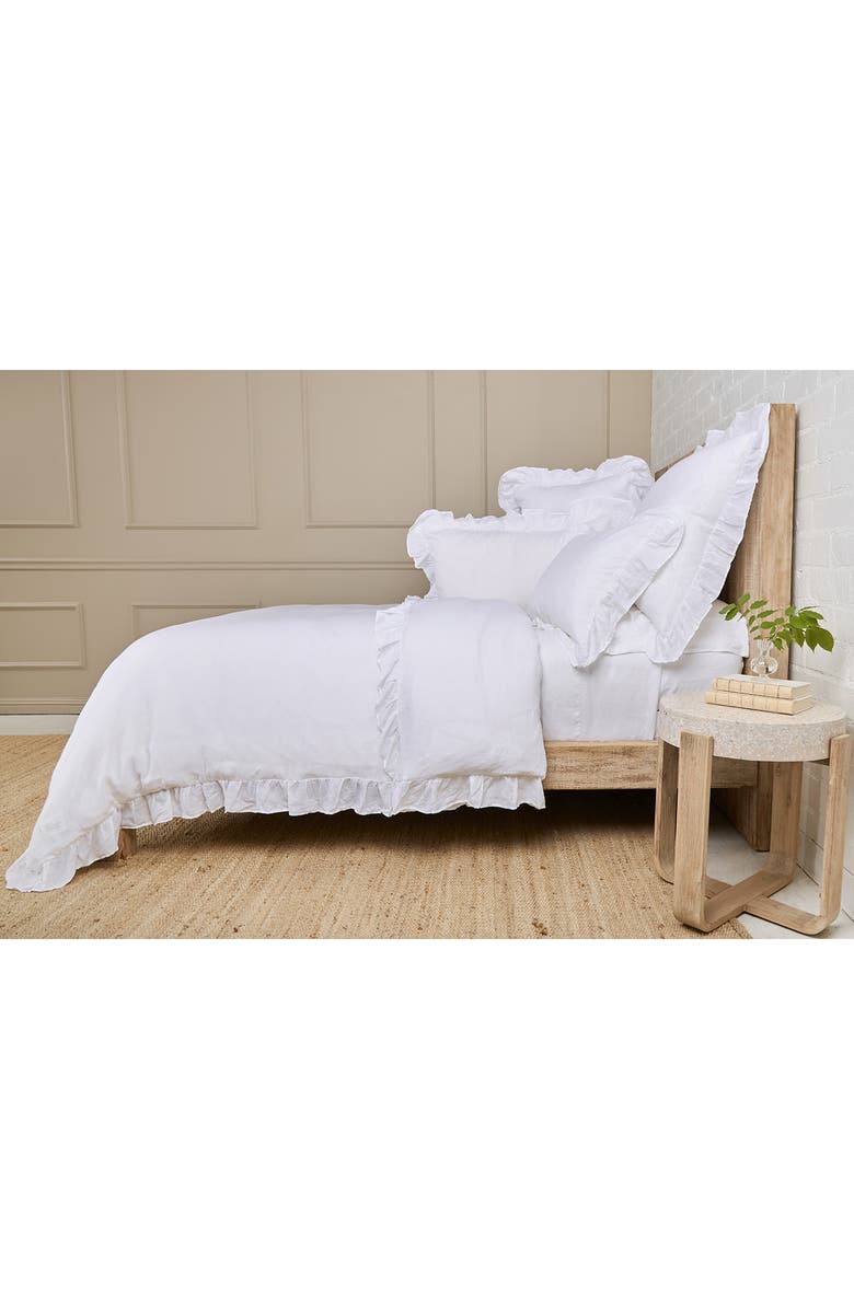 Pom Pom at Home 'Charlie' Euro Sham, Alternate, color, White